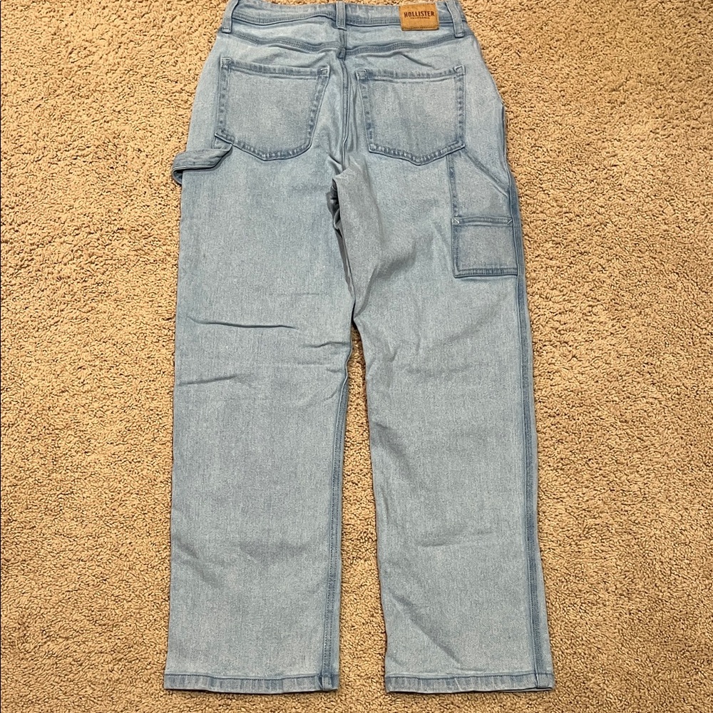 Hollister Women's Carpenter Light Blue Jeans